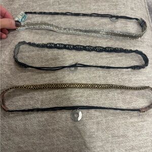 Set of Three Headbands by Deepa Gurnani